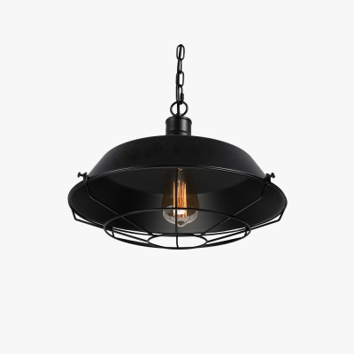 Alessio Farmhouse Swag Barn Pendant Light, Black