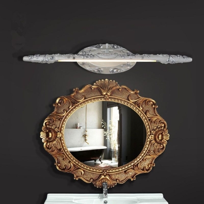 Félicie Mirror Front Vanity Wall Light, Resin & Glass, 19.5