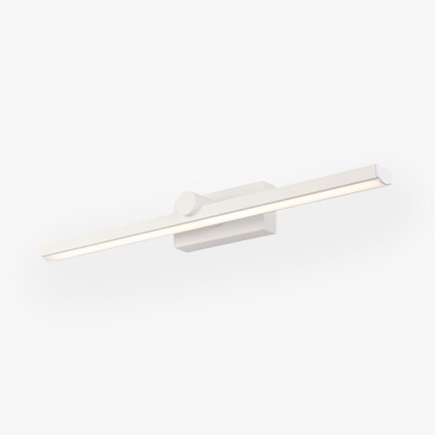 Leigh Nordic LinearMetal Mirror Front Vanity Wall Lamp, White