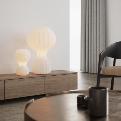 Renée Table Lamp, Synthetic Silk, 7