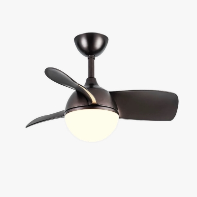 Morandi 3-Blade Ceiling Fan with Light, 3 Color, L 30''