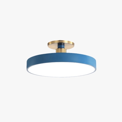 Morandi Nordic Minimalist Round Flush Mount Ceiling Light