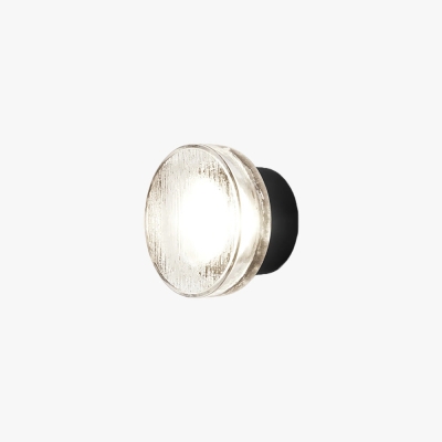 Valentina Modern Mini Bubble Metal/Glass Outdoor Wall Lamp, Transparent