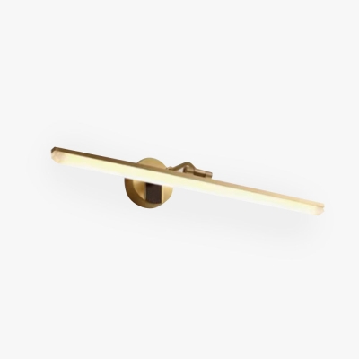 Leigh Retro Linear Metal/Acrylic Wall Lamp, Brass