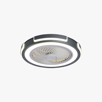 Edge Ceiling Fan with Light, 4 Color, DIA 20