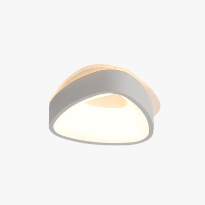 Quinn Minimalist Hollow LED Flush Mount Ceiling Light, Round/Square