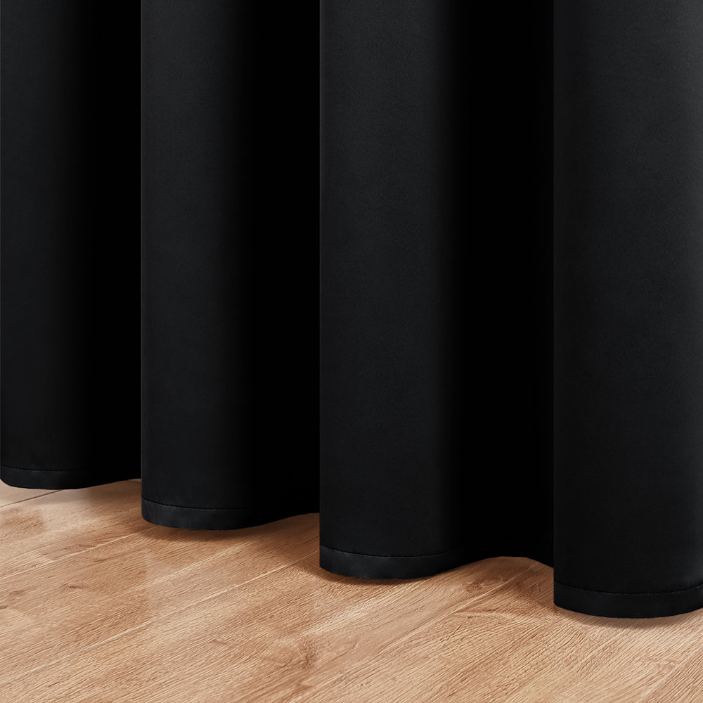 Modern Solid Color Simple Polyester Blackout Curtain
