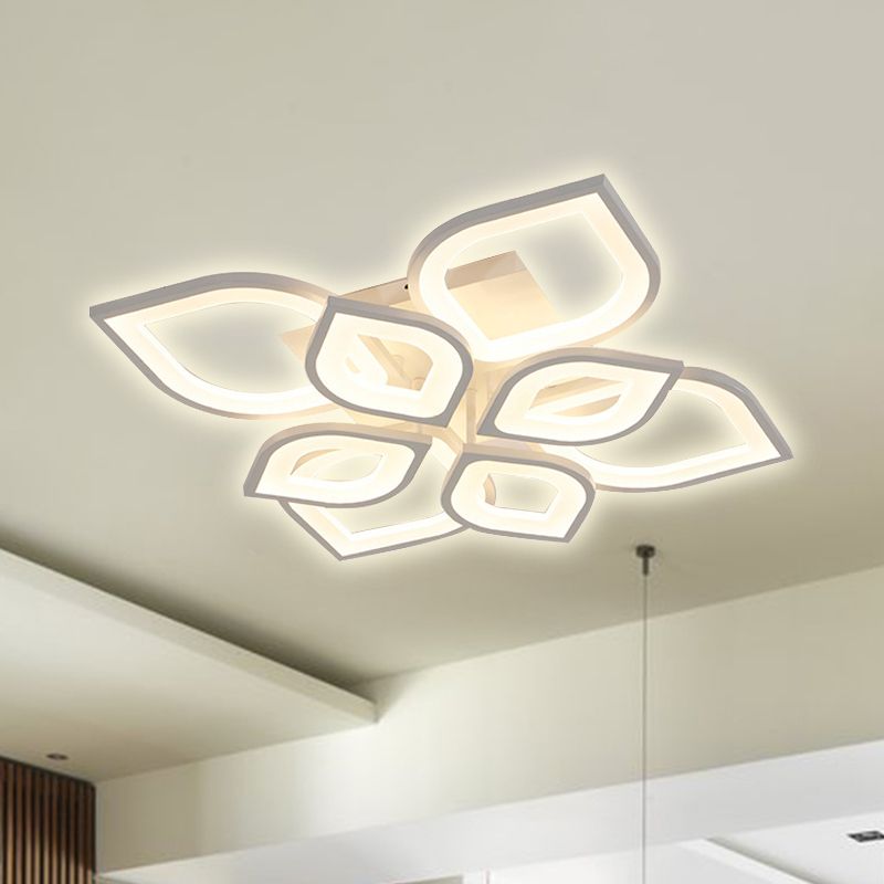 Hana Modern Designer flower Flush Mount Ceiling Light