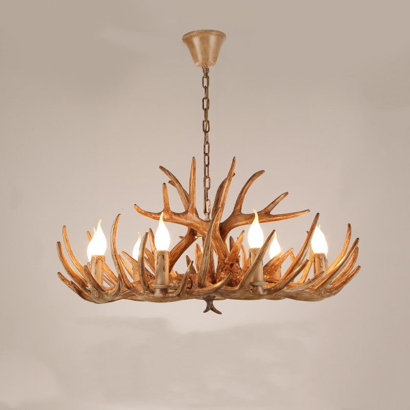 Austin Retro Deer Horn Resin Pendant Light Chandelier