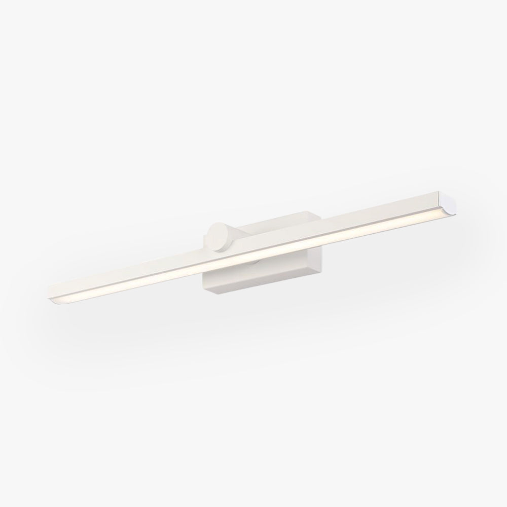 Leigh Nordic LinearMetal Mirror Front Vanity Wall Lamp, White