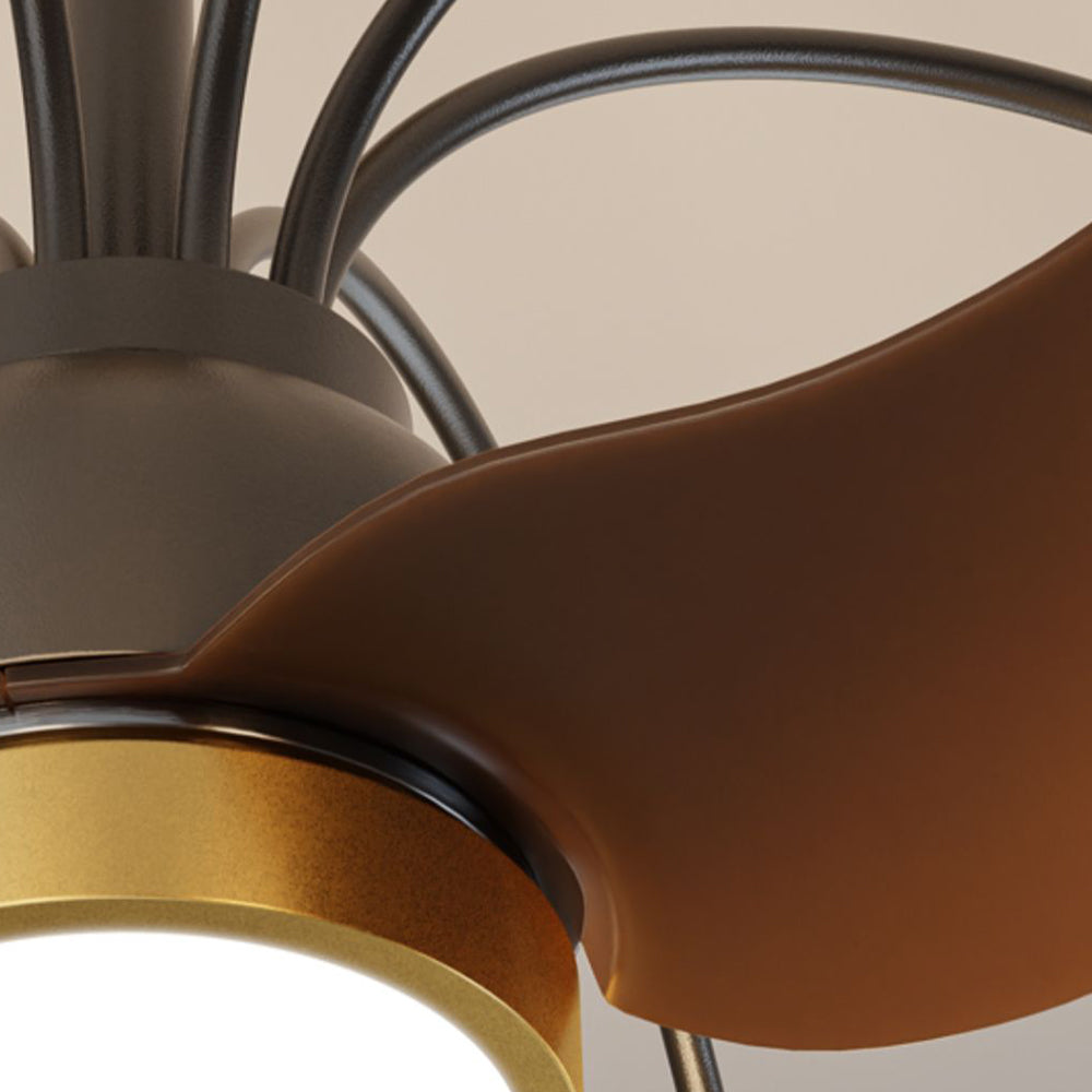 Carins Ceiling Fan with Light, Aluminium & Metal, 43.3''