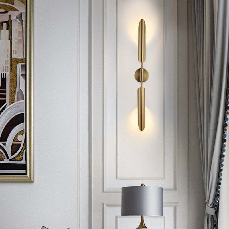 Meza Double-head Wall Lamp, 3 Style, Bedroom & Living Room