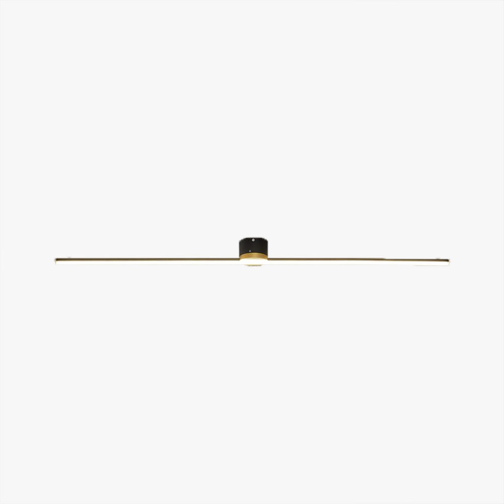 Edge Linear Flush Mount Ceiling Light, Black/White