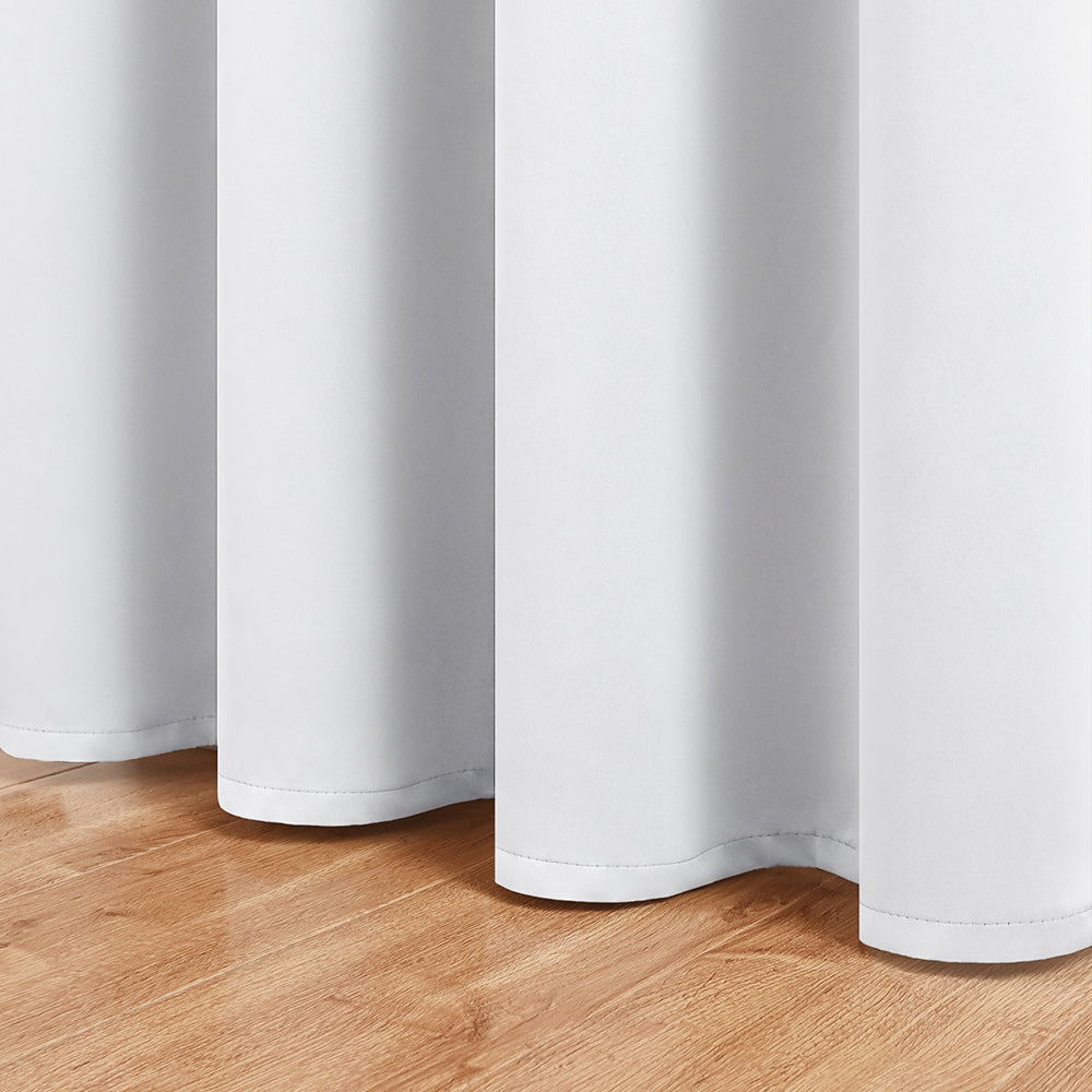 Modern Solid Color Simple Polyester Blackout Curtain