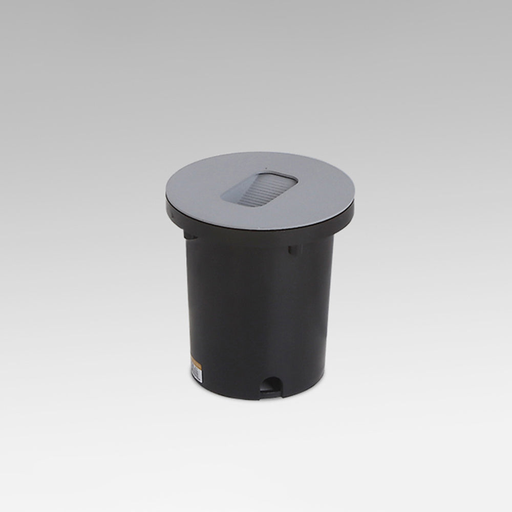 Orr Modern Metal Square/Circular Outdoor Deck/Step Light, Black