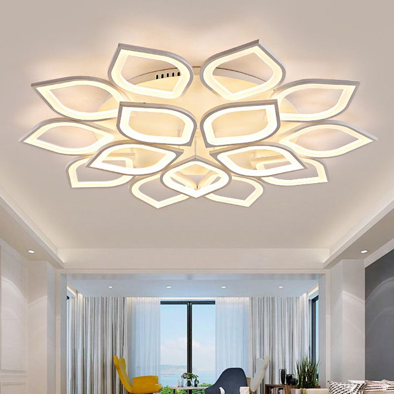 Hana Modern Designer flower Flush Mount Ceiling Light