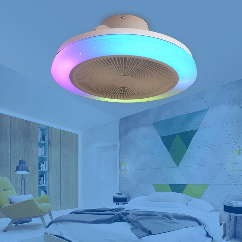Morandi RGB Bluetooth Ceiling Fan with Light, DIA 19
