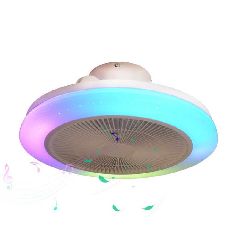 Morandi RGB Bluetooth Ceiling Fan with Light, DIA 19