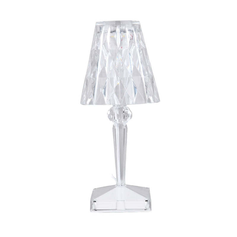 Kristy Modern Acrylic Table Lamp, Living Room/Bedroom
