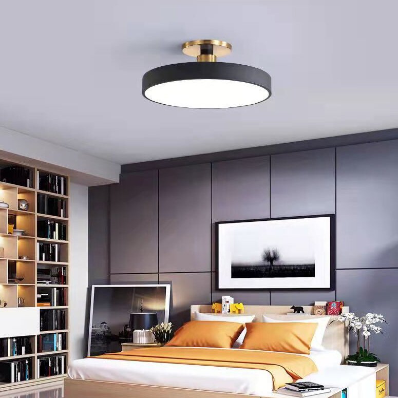 Morandi Nordic Minimalist Round Flush Mount Ceiling Light