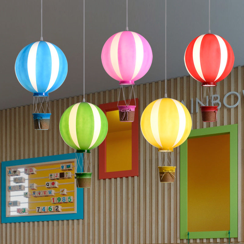 Nordic Creative Colorful Balloon Acrylic Pendant Light, Bedroom