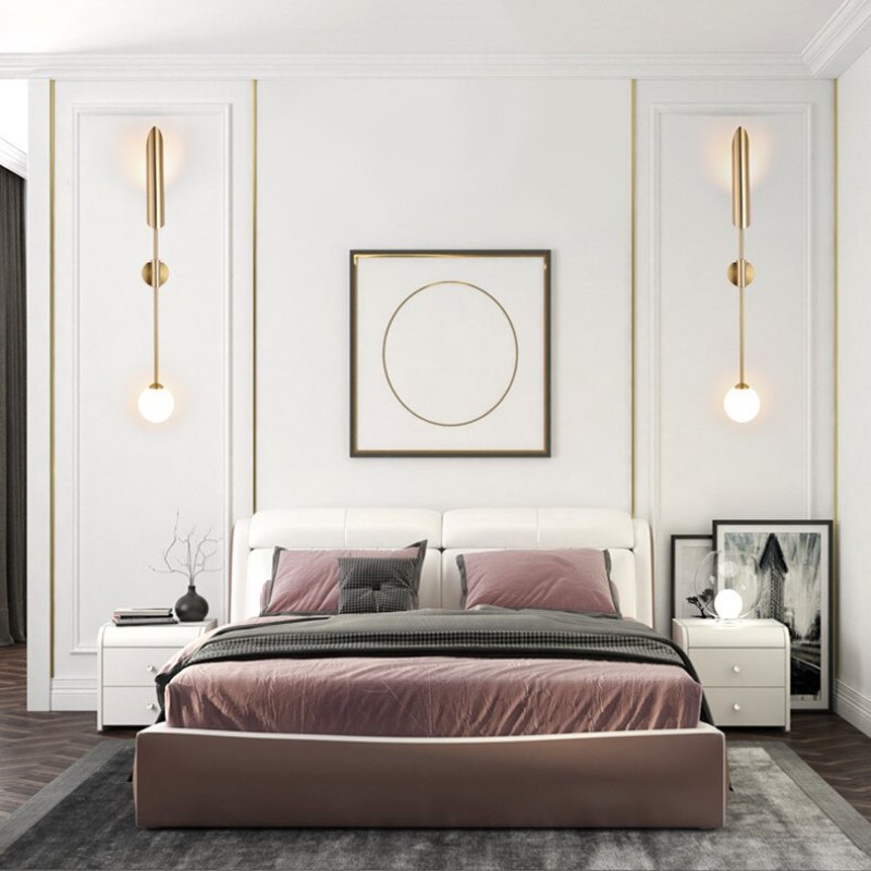 Meza Double-head Wall Lamp, 3 Style, Bedroom & Living Room