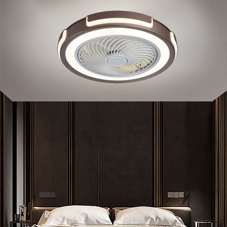 Edge Ceiling Fan with Light, 4 Color, DIA 20