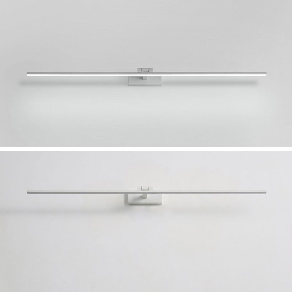 Leigh Modern Bar Mirror Front Vanity Metal Wall Lamp, Black&White