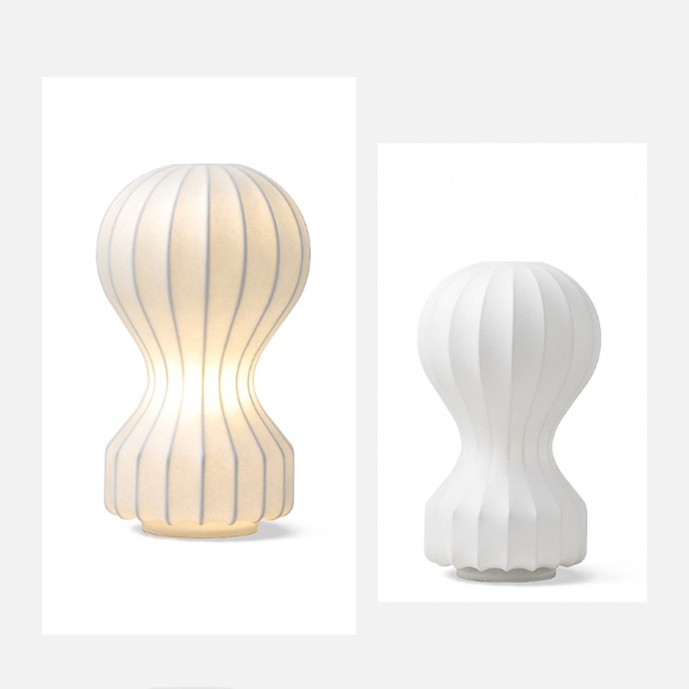 Renée Table Lamp, Synthetic Silk, 7