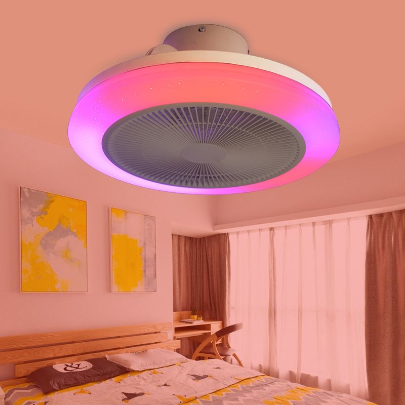 Morandi RGB Bluetooth Ceiling Fan with Light, DIA 19