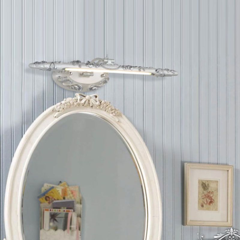 Félicie Mirror Front Vanity Wall Light, Resin & Glass, 19.5