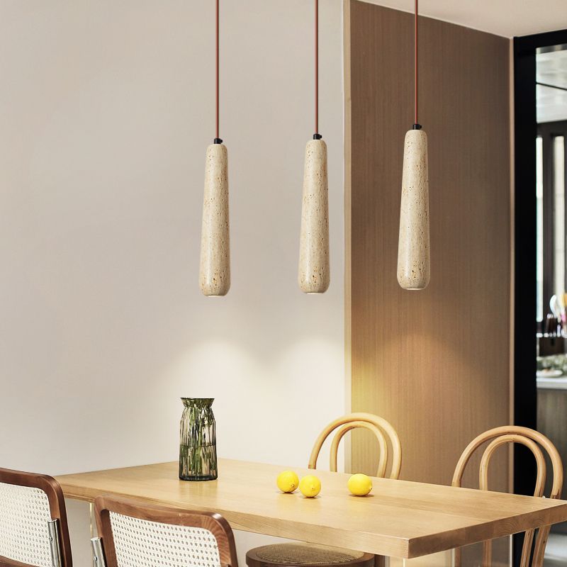 Ozawa Minimalist Wooden Pendant Light, Natural Wood Color