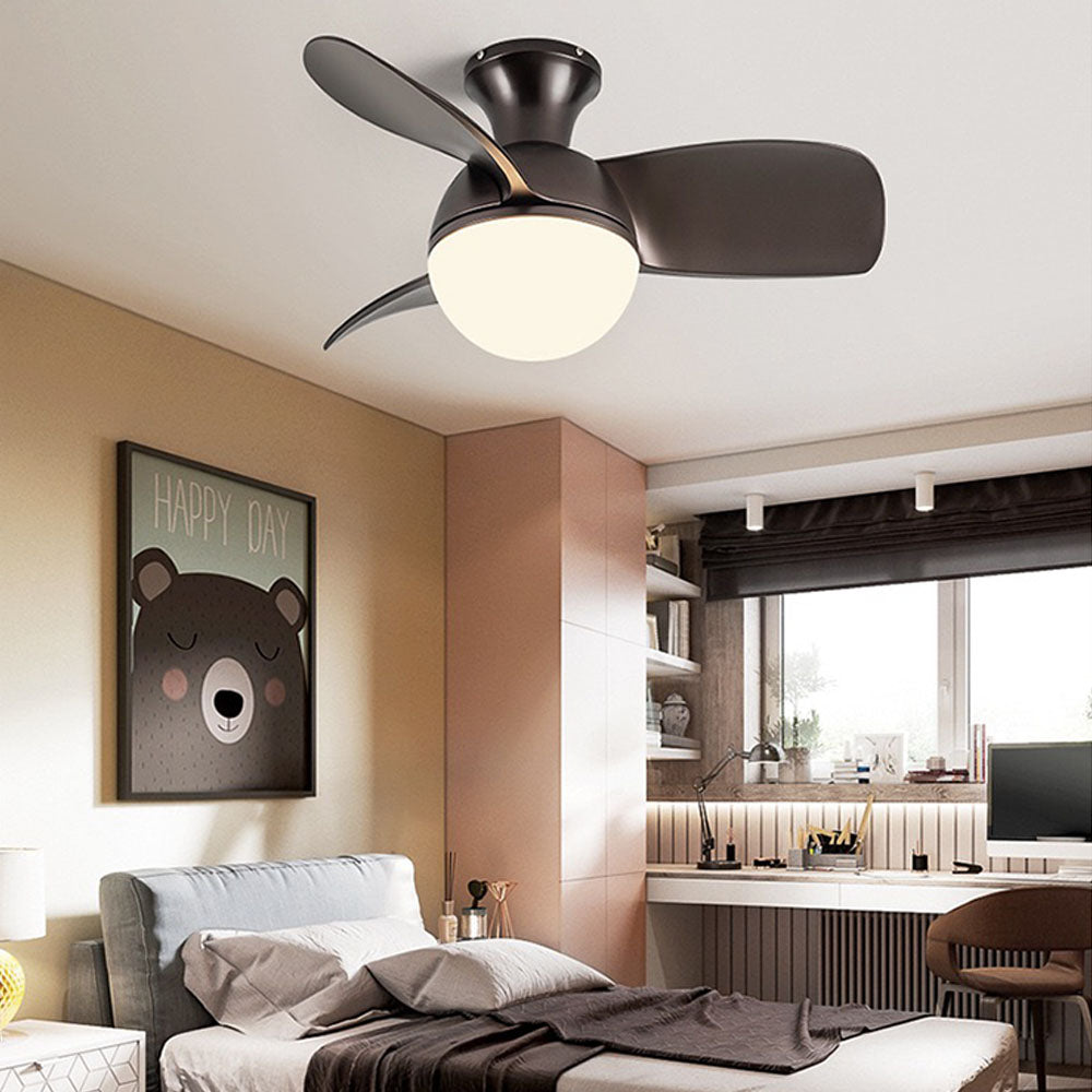 Morandi 3-Blade Basic Ceiling Fan with Light, 3 Color, 30''