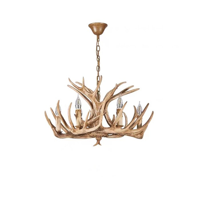 Austin Retro Deer Horn Resin Pendant Light Chandelier