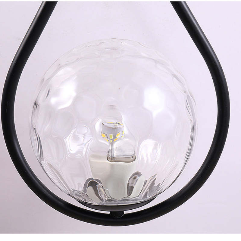 Valentina Nordic Creative Minimalist Water Drop Glass Gold Wall Lamp