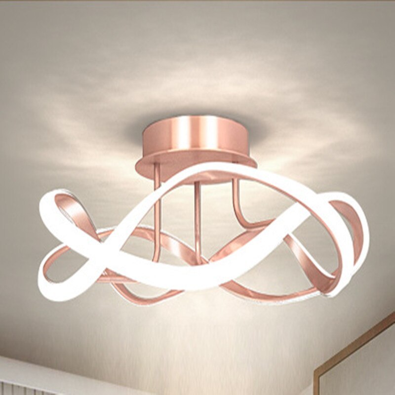 Louise Modern Geometric Metal/Acrylic Ceiling Light, Bedroom