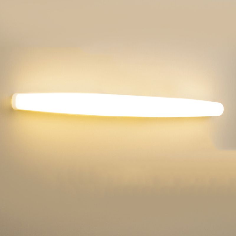 Edge Modern Oval Acrylic Wall Lamps, White