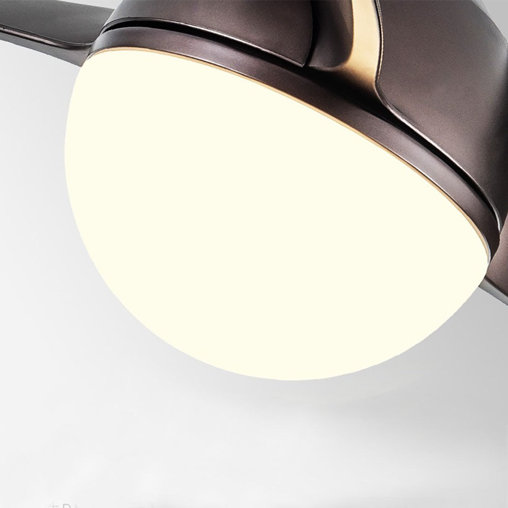 Morandi 3-Blade Ceiling Fan with Light, 3 Color, L 30''