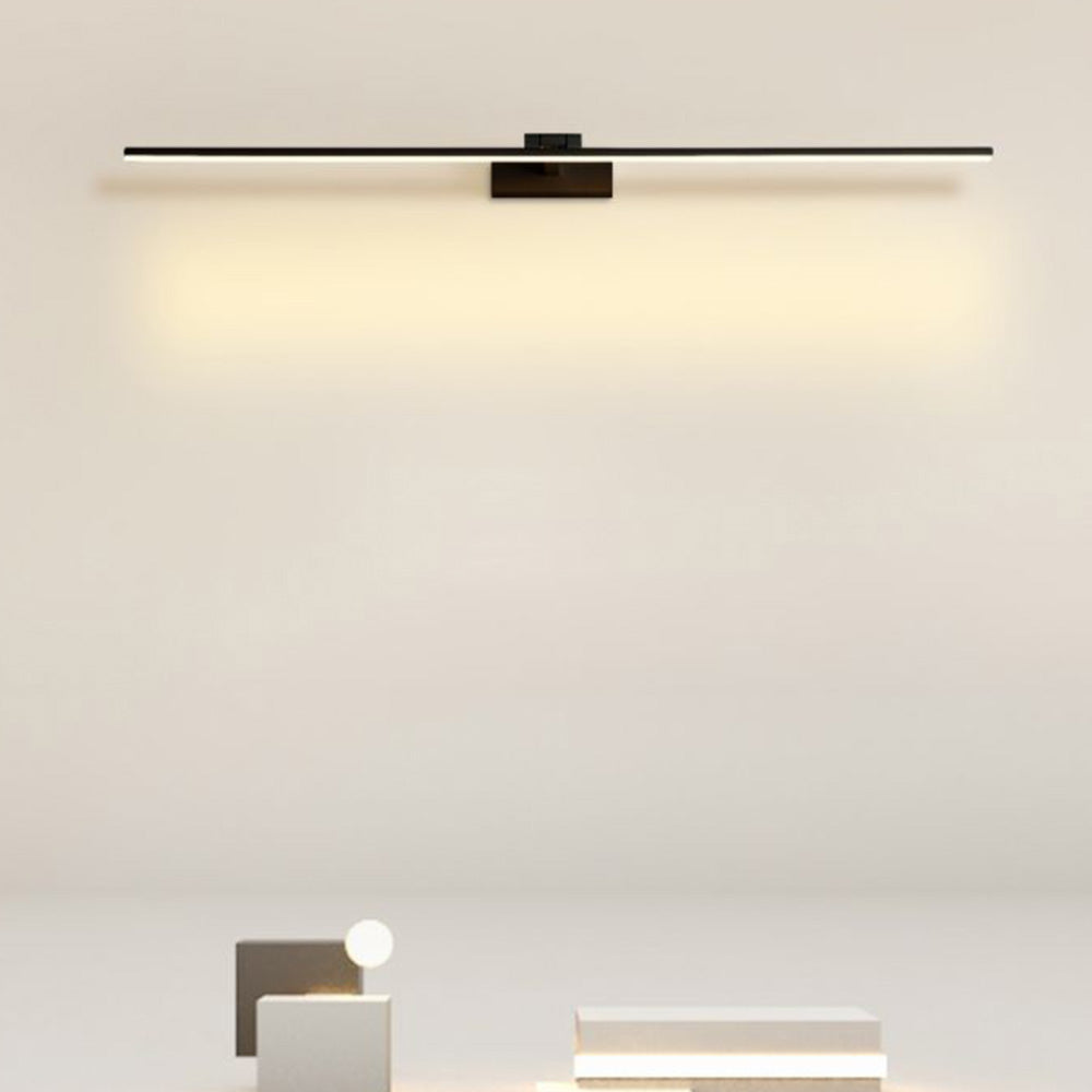 Leigh Modern Bar Mirror Front Vanity Metal Wall Lamp, Black&White