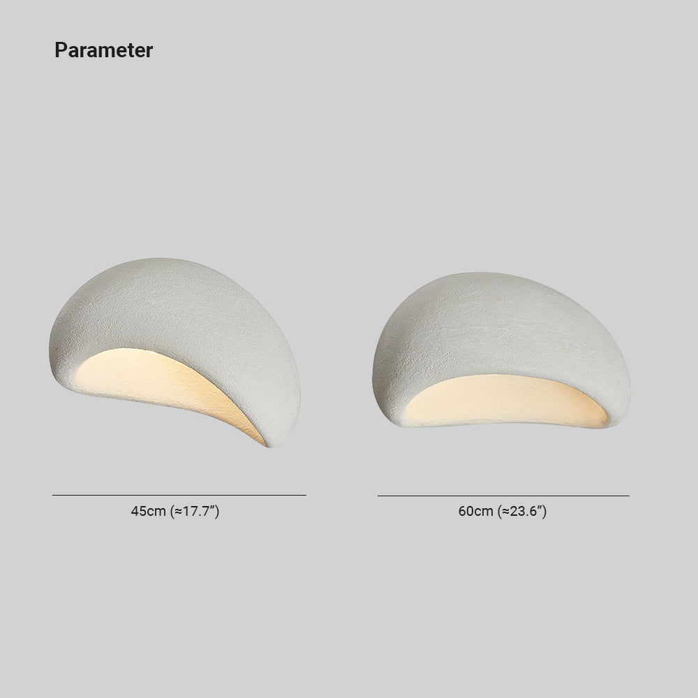 Byers Flush Mount Ceiling Light Modern, Resin, White/Grey/Red, Dining Room