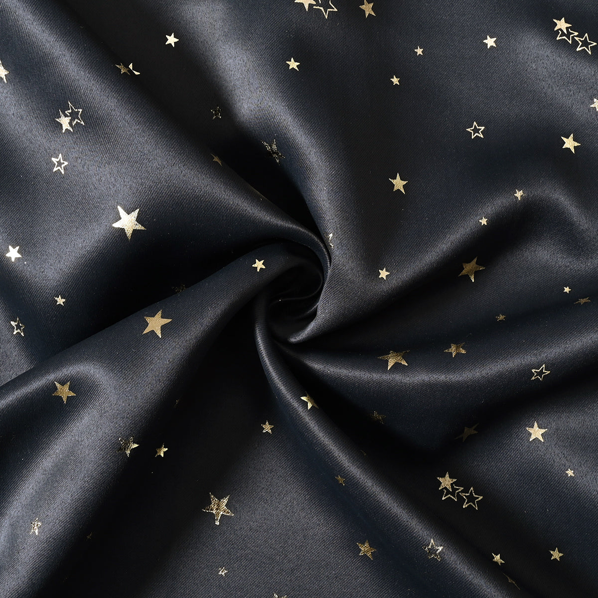 Modern Gold Star Pattern Thermal Blackout Curtain, Living Room