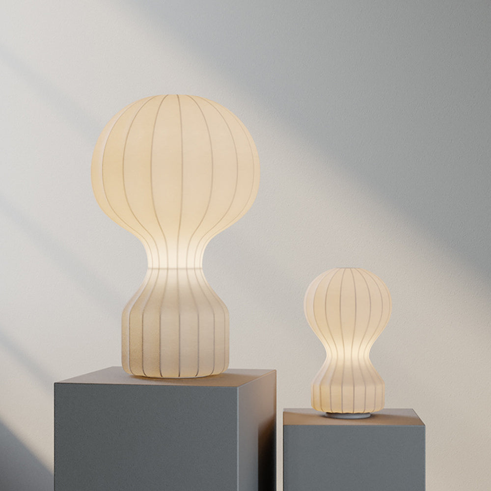 Renée Table Lamp, Synthetic Silk, 7