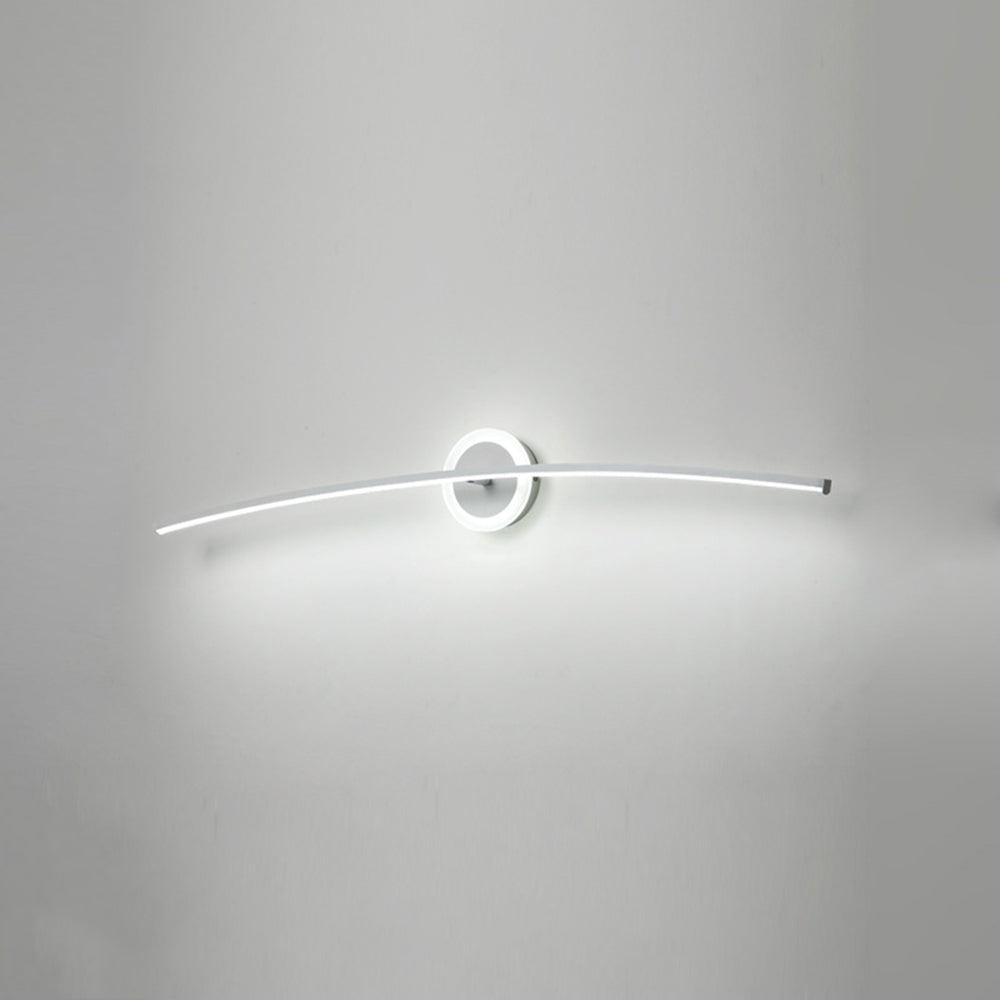 Leigh Modern Linear Metal Wall Lamp, White