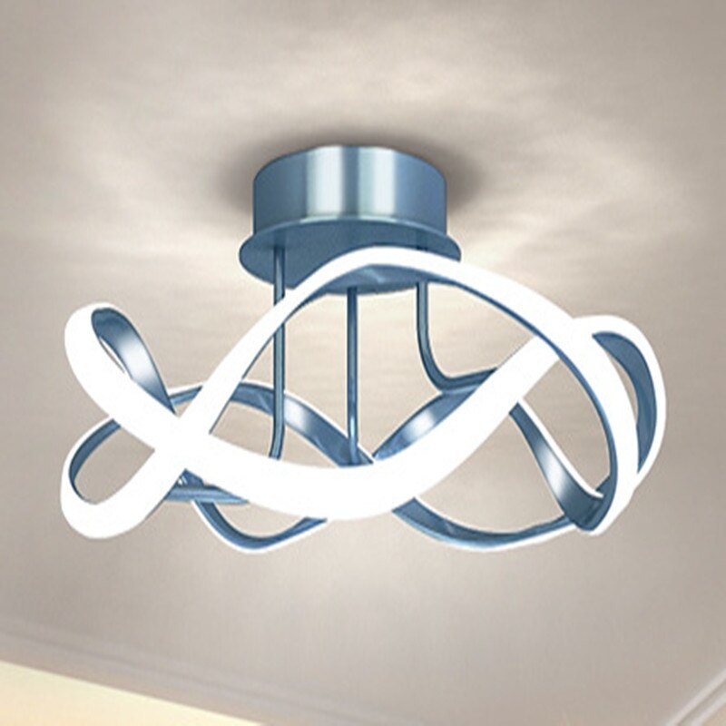 Louise Modern Geometric Metal/Acrylic Ceiling Light, Bedroom