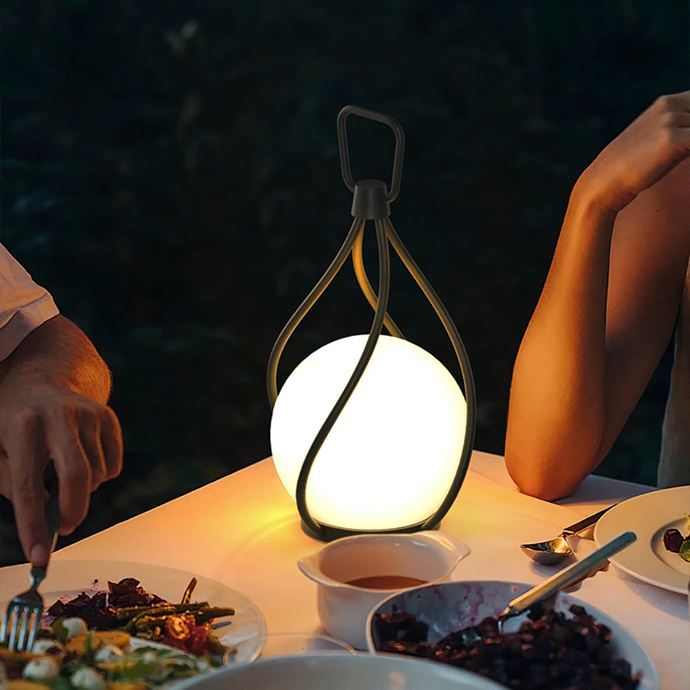 Valentina Pendant Light Bubble Modern, Metal/Acrylic, White/Transparent