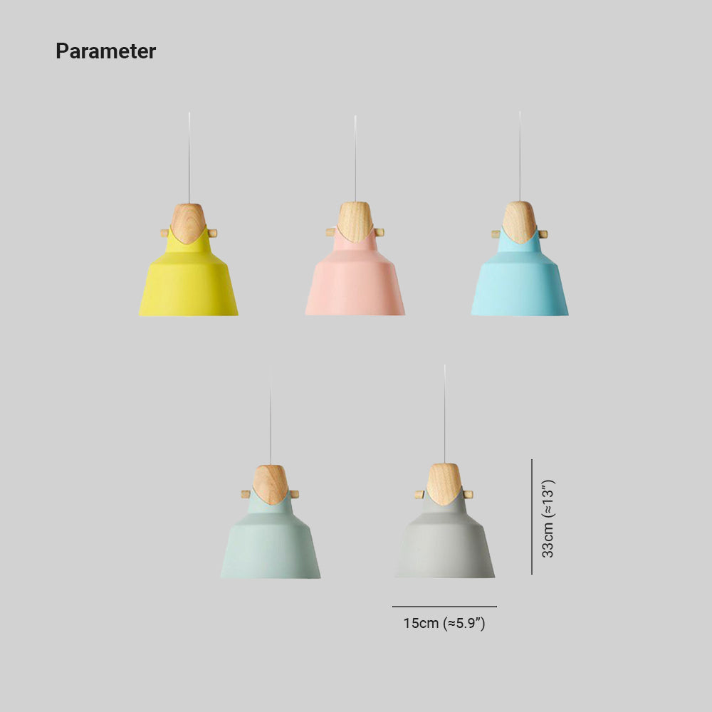 Morandi Nordic Dome Metal Pendant Light, Bule/Green/Pink
