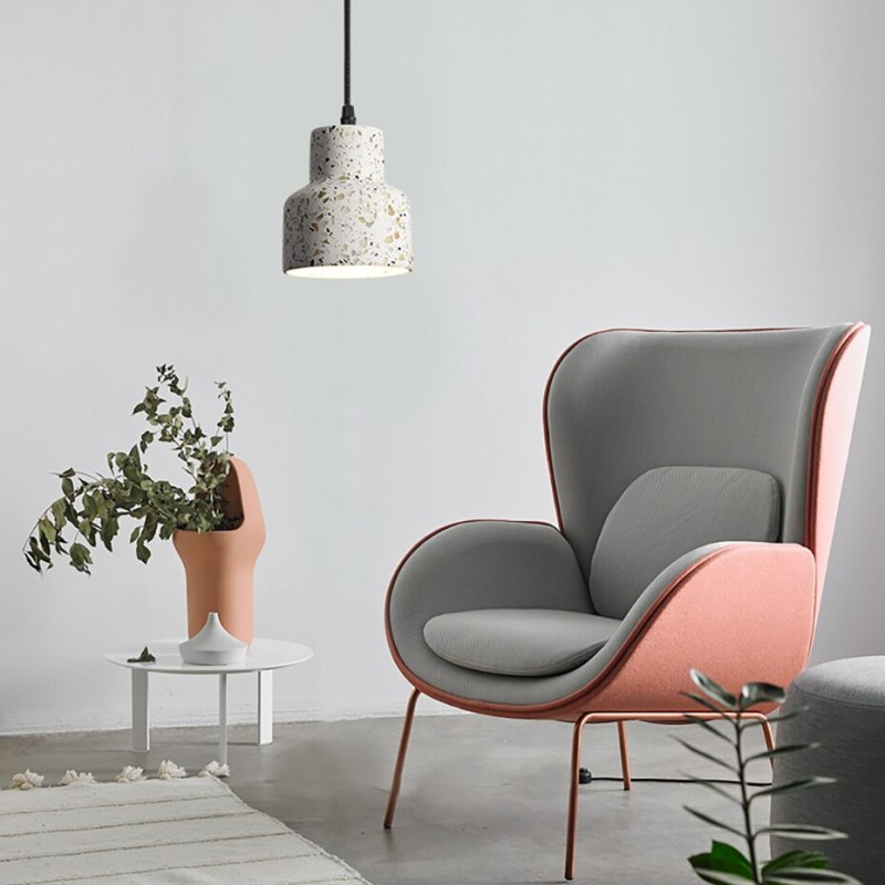 Zaid Modern Metal/Stone Pendant Light, 5 Style