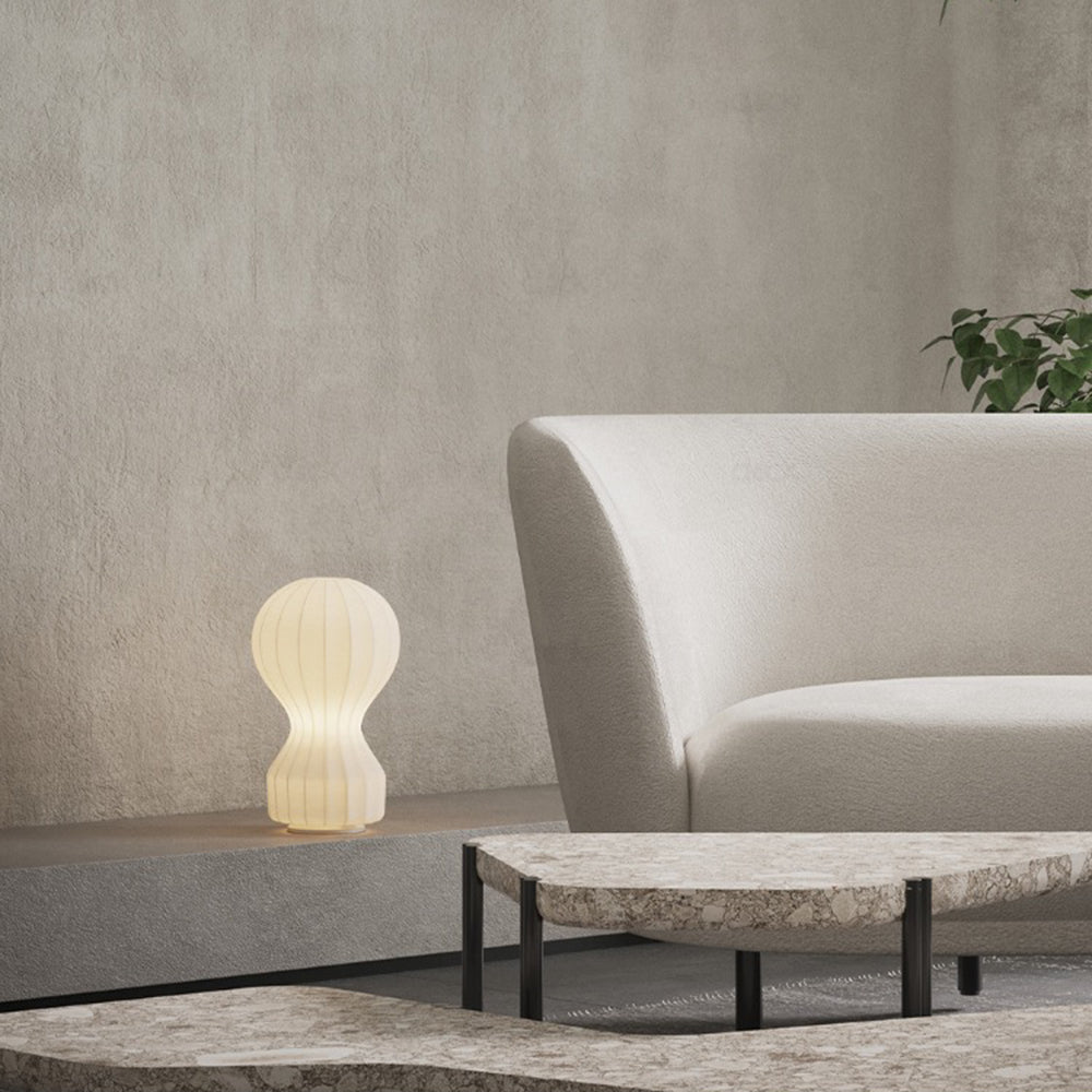 Renée Table Lamp, Synthetic Silk, 7
