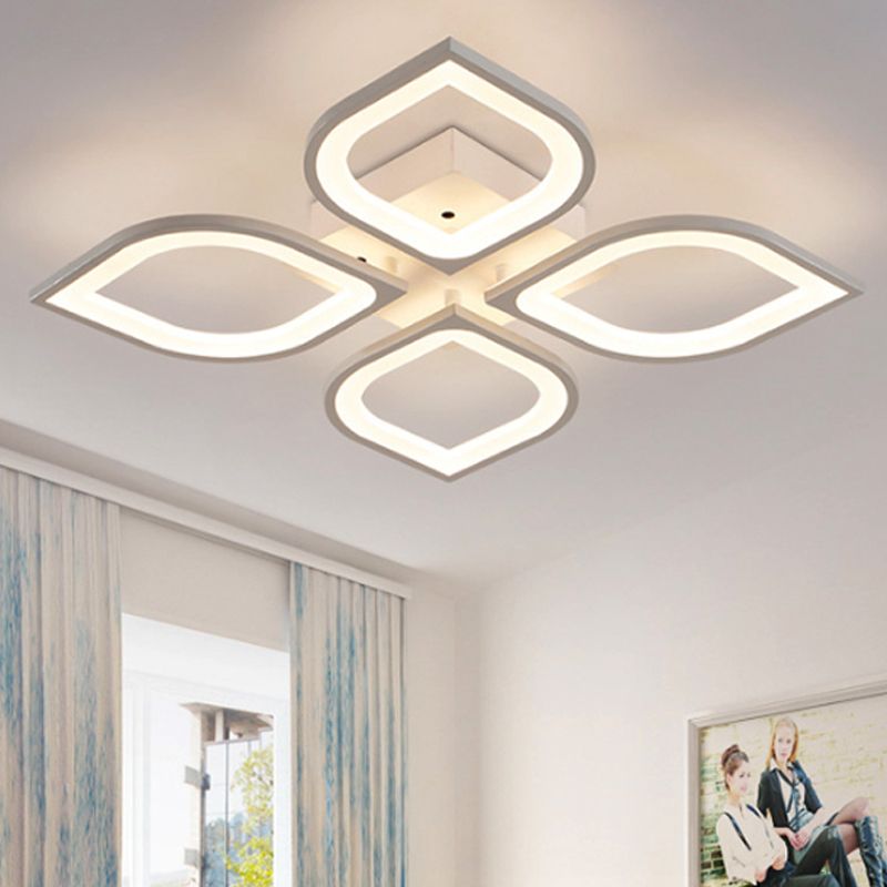 Hana Modern Designer flower Flush Mount Ceiling Light