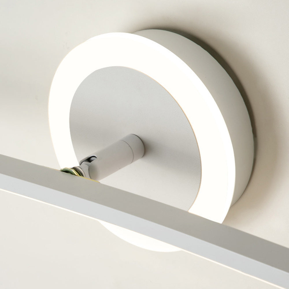 Leigh Modern Linear Metal Wall Lamp, White